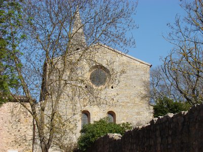 Vue extérieure de l'abbaye