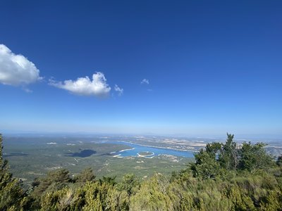 Panorama sur le lac de Ste Croix
