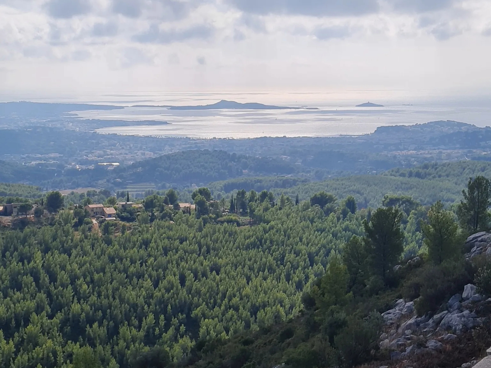 Panorama sur la baie de Sanary-sur-mer