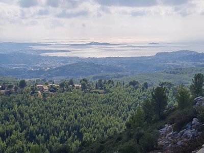 Panorama sur la baie de Sanary-sur-mer