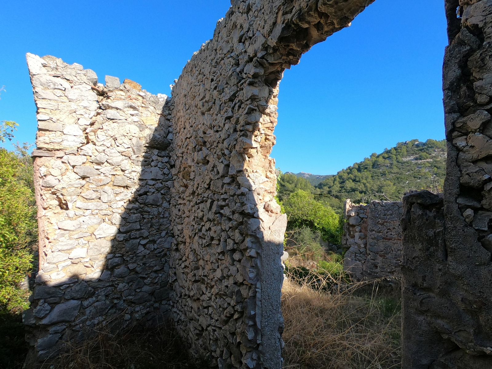 Vestige d'une habitation en pierres